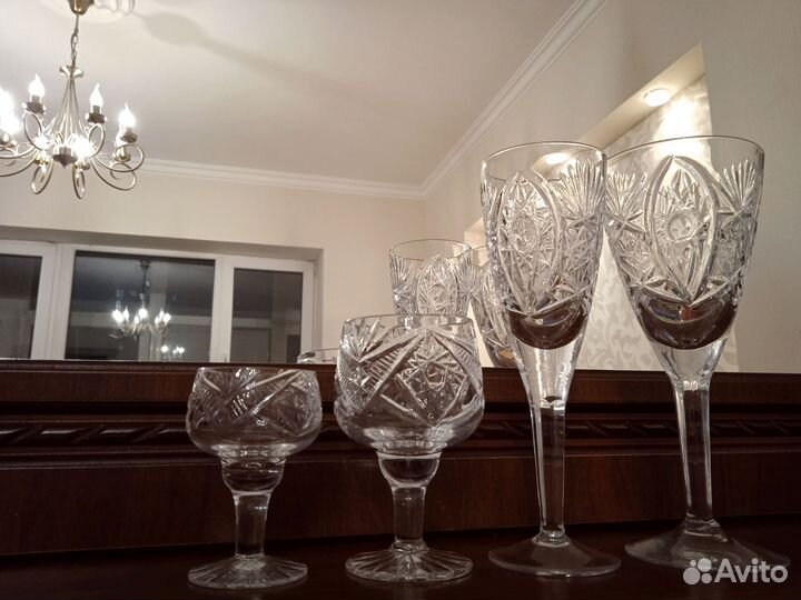 Хрусталь Фужеры, рюмки СССР