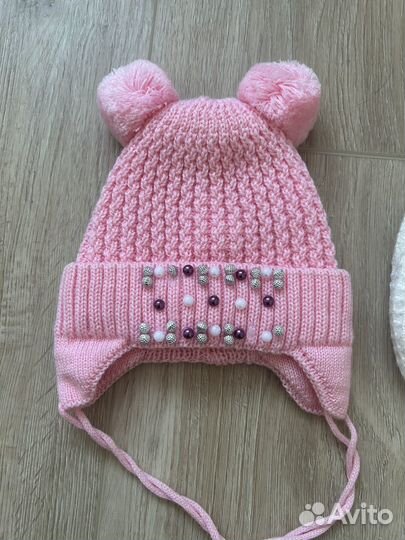 Шапочки для новорожденных р36