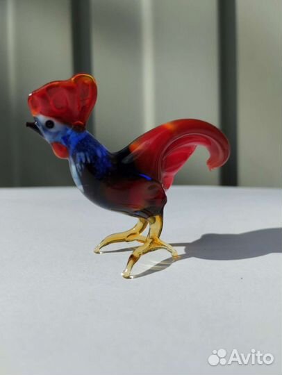 Петушок из стекла