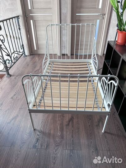 Детская кровать IKEA миннен
