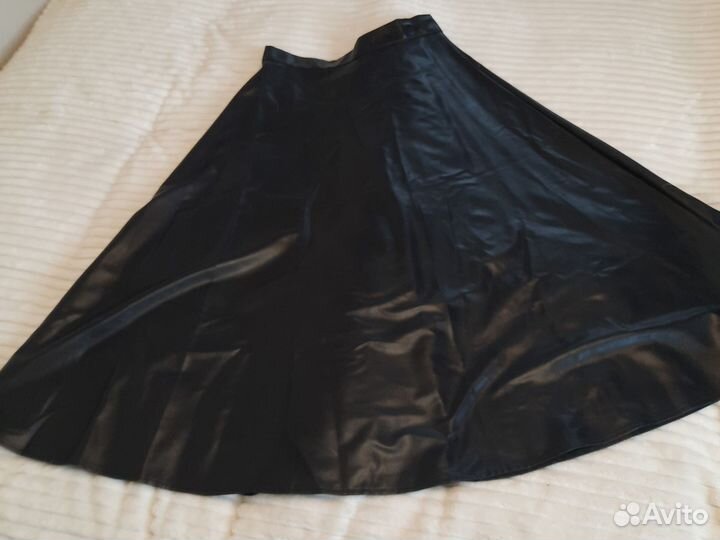 Юбка экокожа