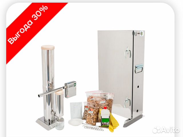 Дымогенератор премиум + шкаф + комбо набор