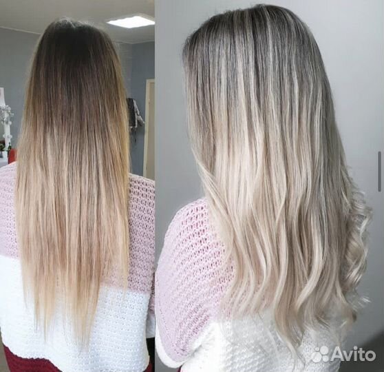 Сложное окрашивание волос air тач колорист