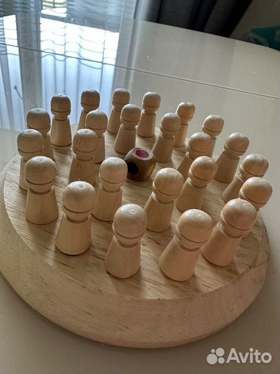 Детская игра монтессори для развития памяти