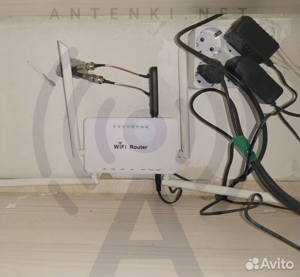 Модем+роутер+сим+антенна интернет 4g wi fi