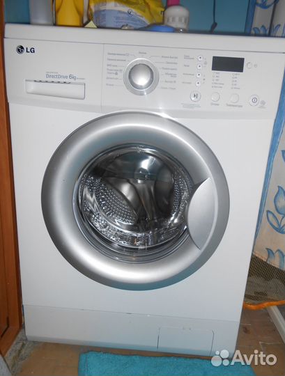 Стиральная машина на 6кг белья LG F-1092ND1