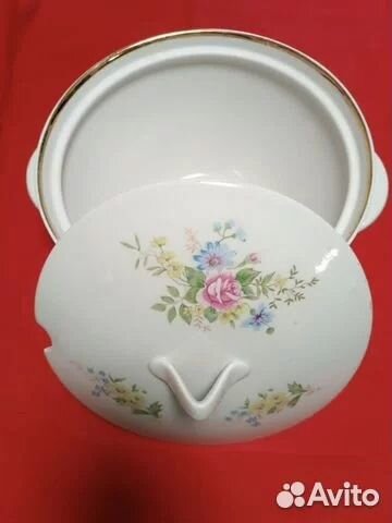 Мейсенский Букет Супница Фарфор Дулево 60-е г СССР