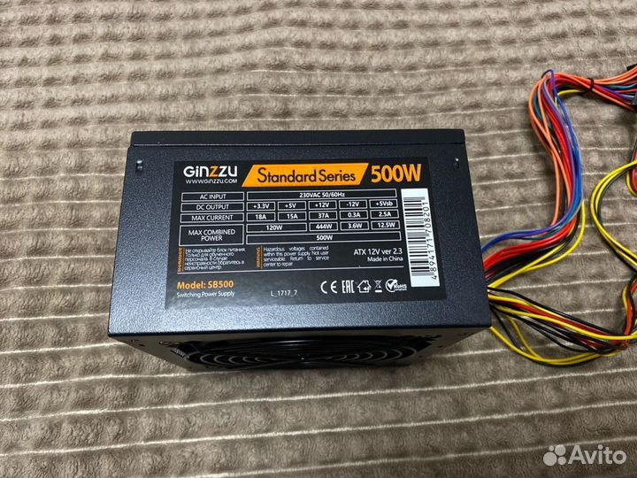 Бп Ginzzu be quiet Deepcool 500W/600W/750W