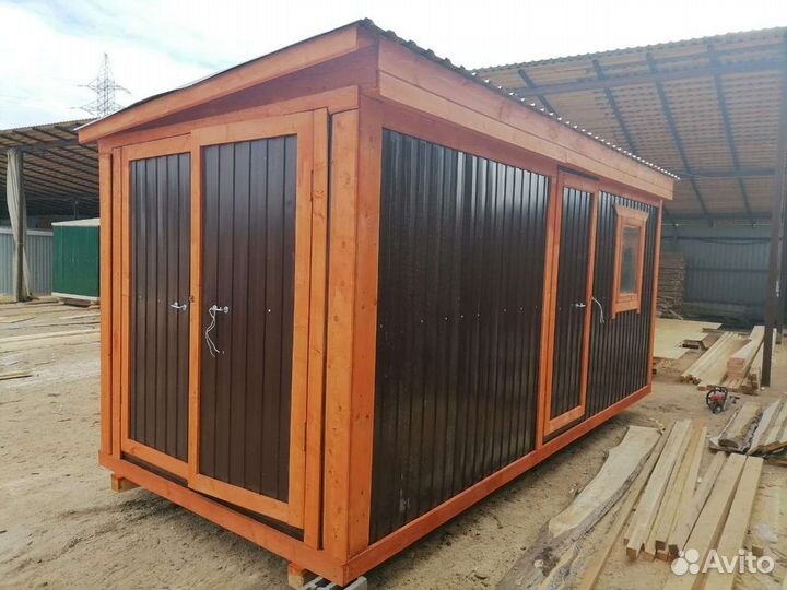 Хозблок дачный, бытовка