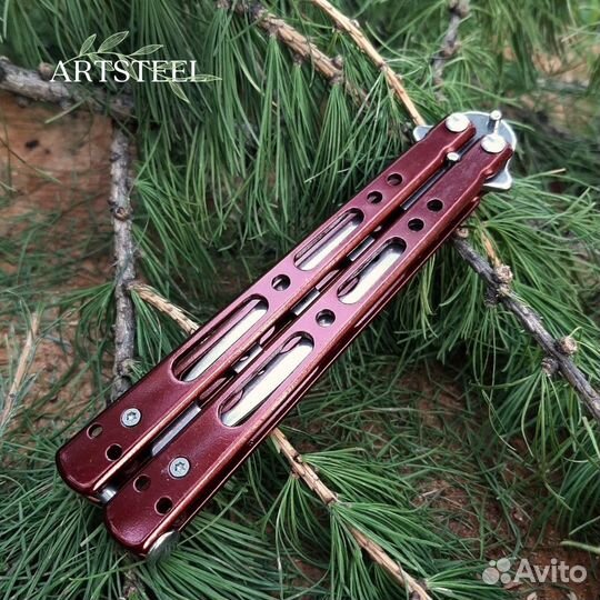 Тренировочный Нож-бабочкa (Карп, TR13-RD)