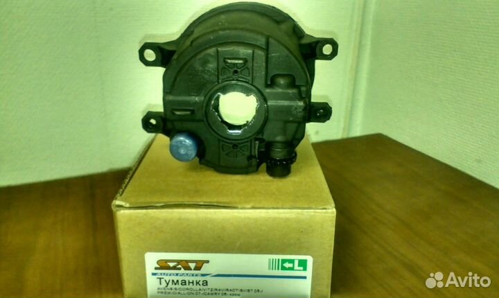 Противотуманная фара лев Toyota Camry c 2006- хром