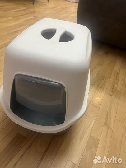 Кошачий туалет домик