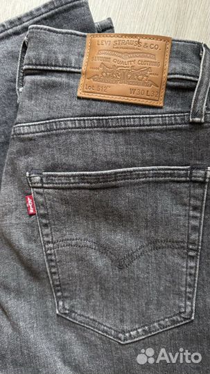 Джинсы мужские levis 512-30/32