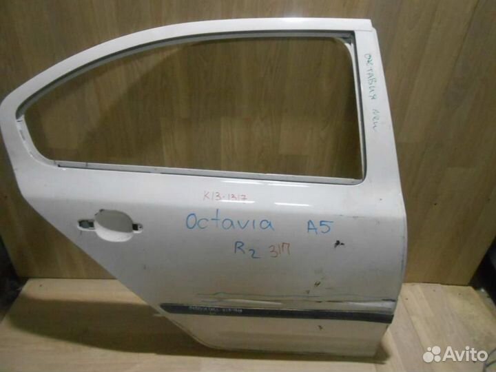 Дверь задняя правая Skoda Octavia (A5/1Z) 2004-20