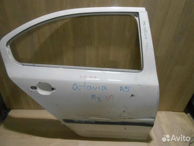 Дверь задняя правая Skoda Octavia (A5/1Z) 2004-20