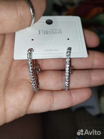 Серьги новые