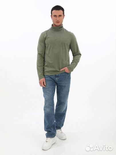 Водолазка мужская оливкового цвета Napapijri