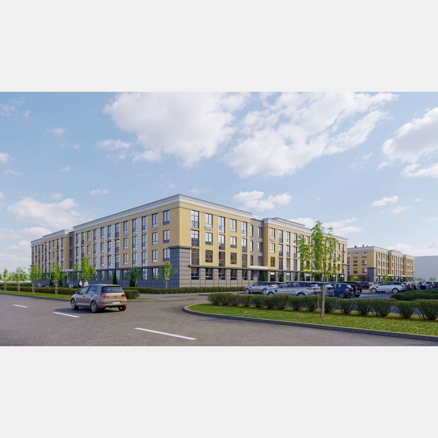 2-к. квартира, 60,4 м², 2/4 эт.