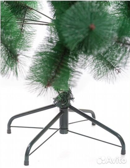 Елка искусственная 120-210см + диодная гирлянда