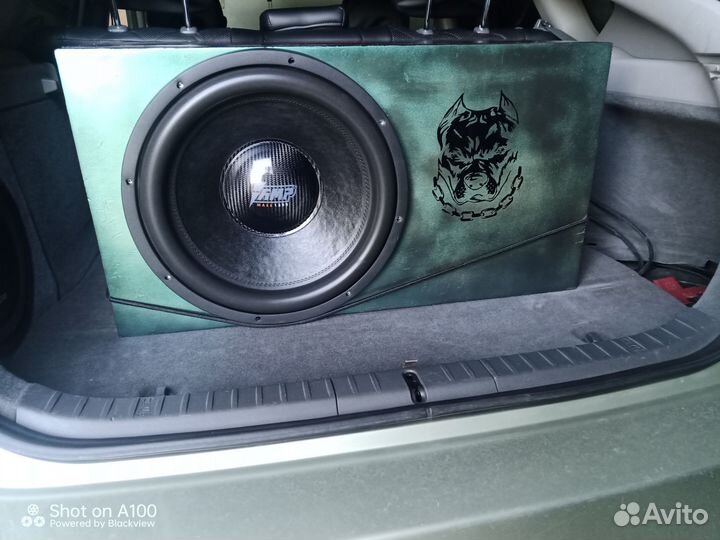 Продам сабвуфер (комплект)саб+моноблок+короб