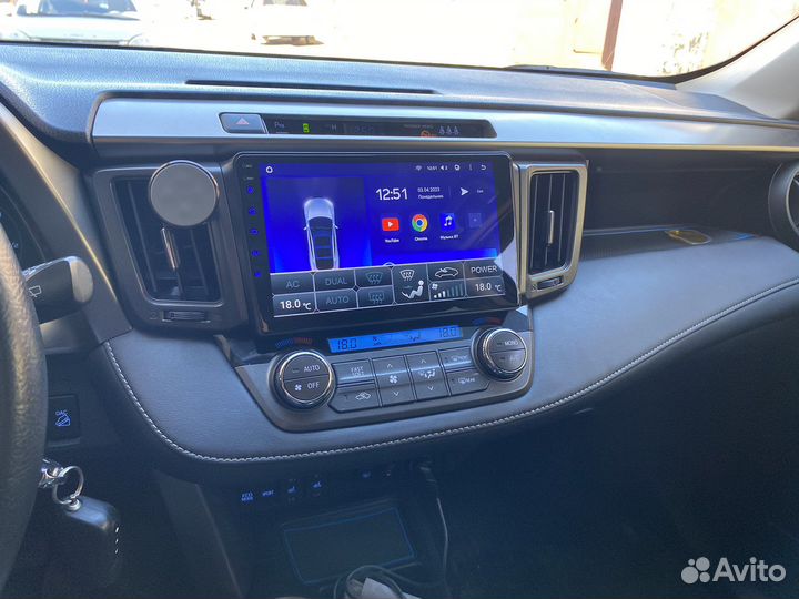 Магнитола Toyota RAV4 2013-2019, есть Teyes