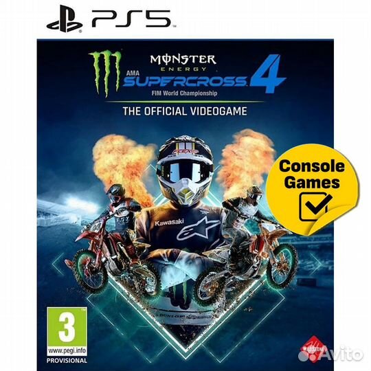 PS5 Monster Energy Supercross 4 Новый