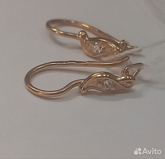 Золотые серьги