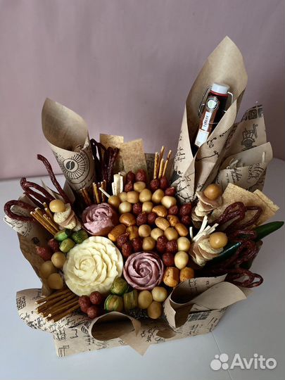 Съедобные букеты для мужчин