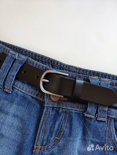 Ремень женский черный