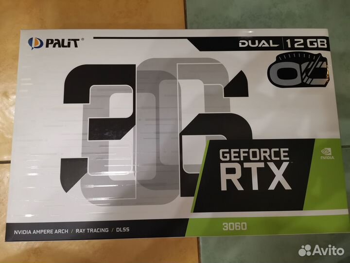 Palit nvidia GeForce RTX 3060 12гб gddr6 OC LHR