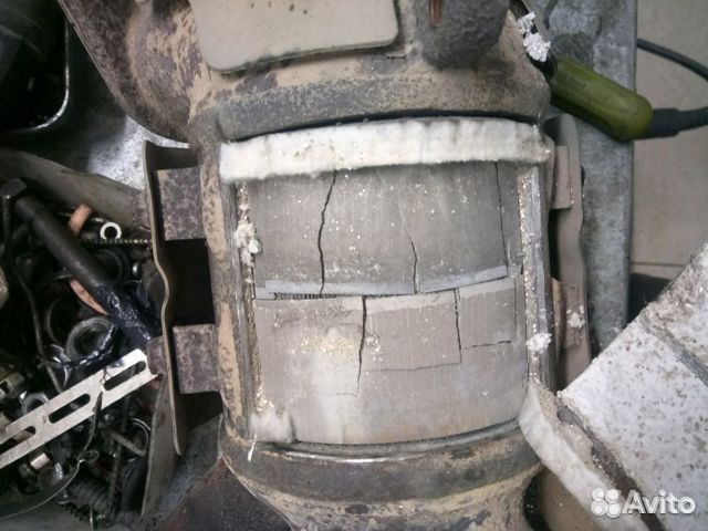 Пламегаситель S.a1 вместо катализатора.Удаление