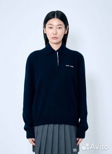 Свитер поло Miu Miu
