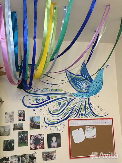 Роспись на стенах, педагог по изо(роспись)