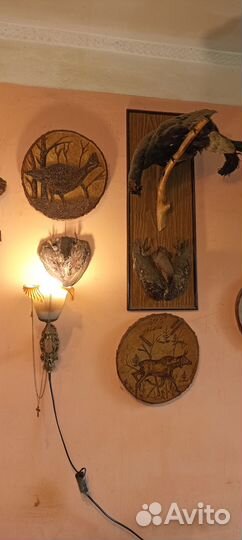 Набор чучел для оформления в охотничьем стиле