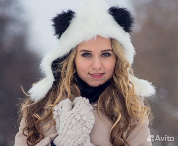 Зверошапка Панда с милейшими ушками