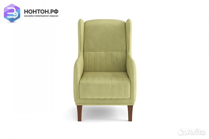 Кресло евромагнат светло-зеленое