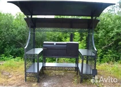 Мангал С печкой под казан