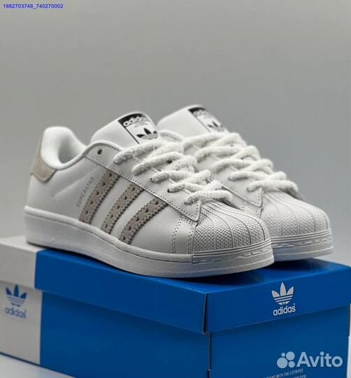 Кроссовки Adidas Superstar женские (Арт.59408)