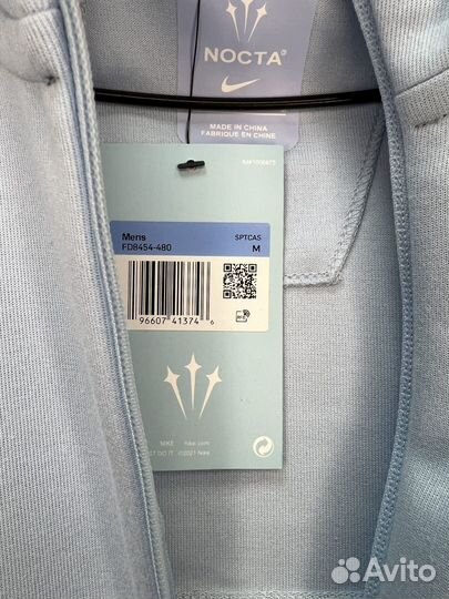 Nike tech fleece nocta зип худи