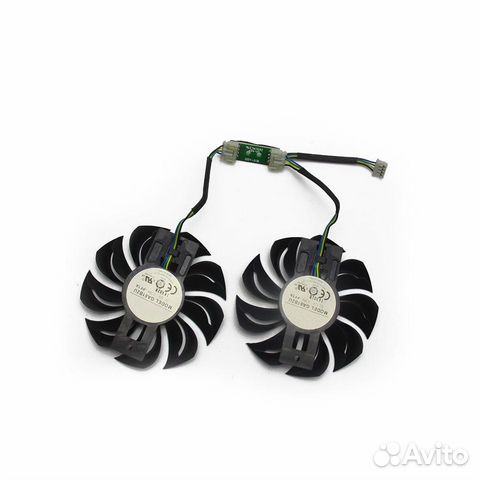 PowerColor Red Dragon OC RX460 вентиляторы охлажде