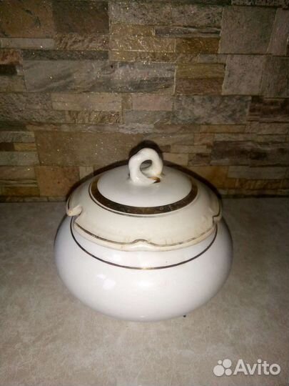 Сахарница фарфор СССР дулево