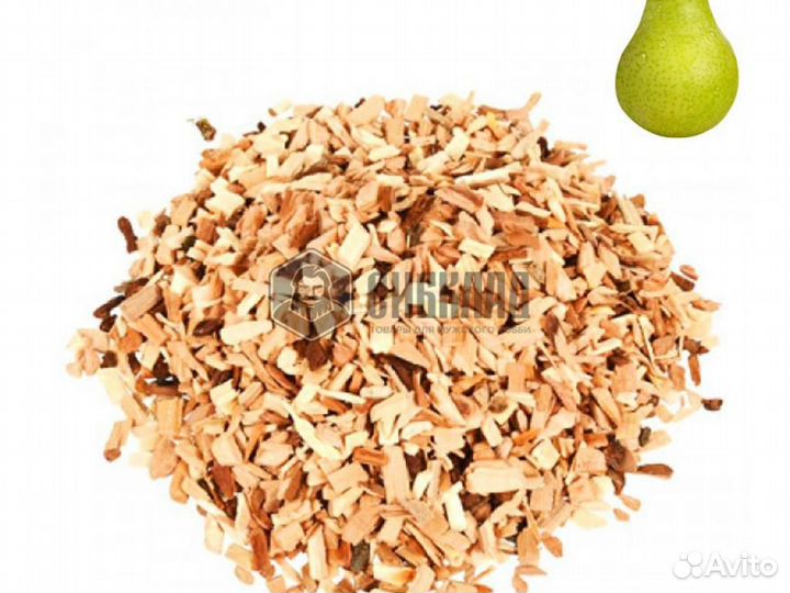 Щепа груша 0,5кг (фр. 6-12мм, вл. 10-12)