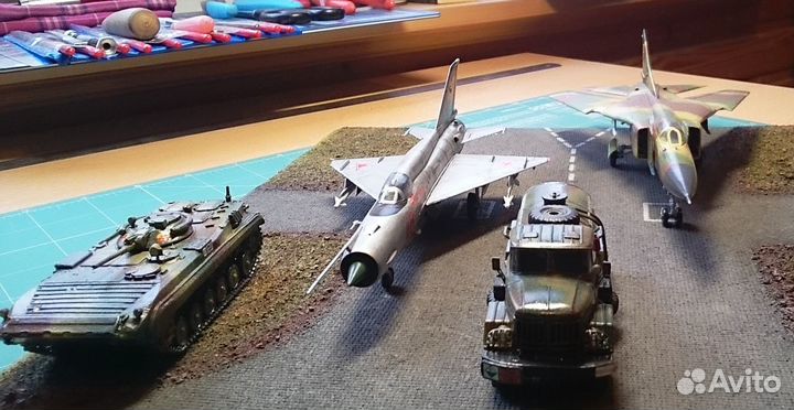 Готовые сборные модели миг-21 в 1/72