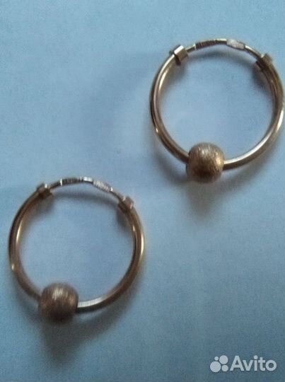 Золотые серьги Конго