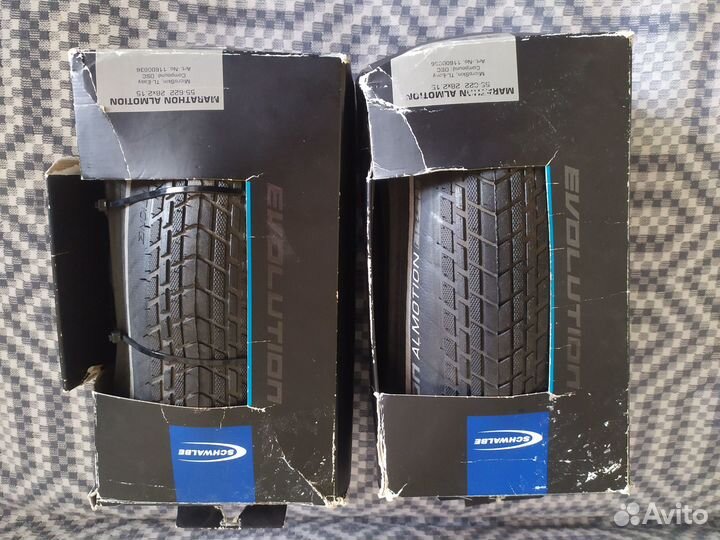 Schwalbe Nobby Nic 29 и Marathon Almotion 28