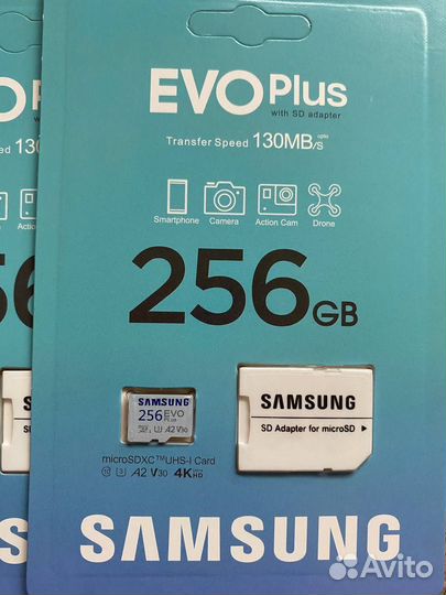 Карта памяти Samsung EVO Plus 256 Gb с доставкой