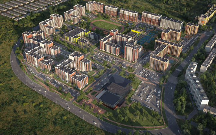 2-к. квартира, 37,1 м², 7/9 эт.