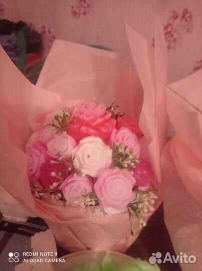 Букеты из мыла, ручной работы