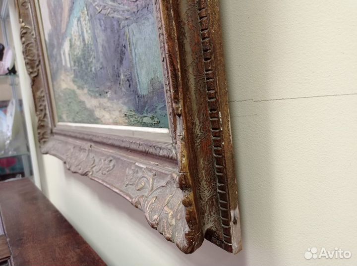 Антикварная картина. Бельгия. Ирен Велленс. Интер