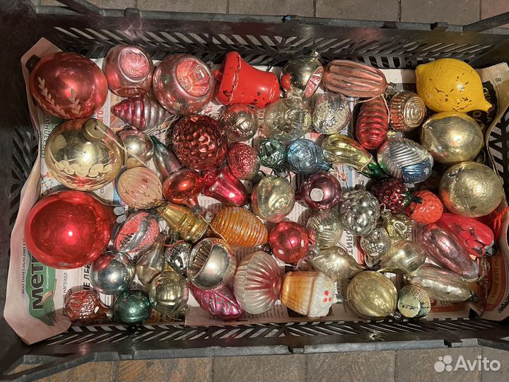 Елочные игрушки СССР